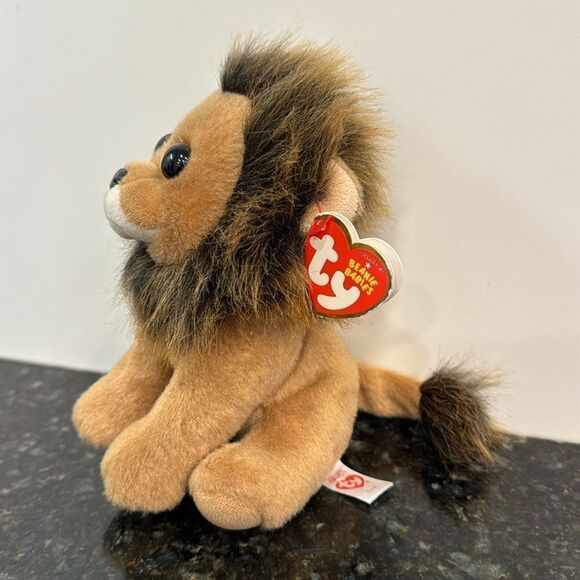 Ty Cecil The Lion 9” Beanie Babies Boos Plush VelveTy Stuffed Animal - Picture 2 of 9
